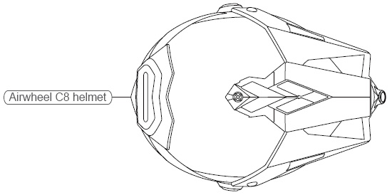 Airwheel C8 Smart racing helmet
