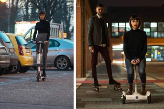 Bien que les routes sont chanta avec des voitures et de véhicules, vous pouvez aller librement avec Airwheel Self balancing scooter électrique. 